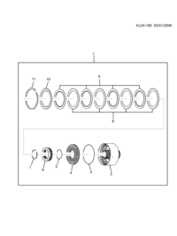 93743109-Seal, outer (inner), 4-5th clutch piston