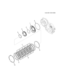 93743126-Piston, 1st & 2nd shift clutch