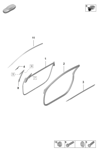 992837639E-Seal, door, outer