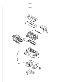 2091003B04-GASKET KIT-ENGINE OVERHAUL