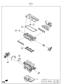 2091026P00-GASKET KIT-ENGINE OVERHAUL