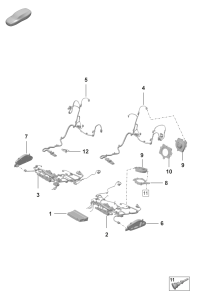 992959748BTM0-Switch module-seat
