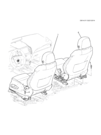 26681099-Seat assy-front