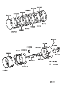 3563336060-DISC, CLUTCH (FOR BRAKE)
