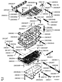 MR430314-GASKET,A/T VALVE BODY