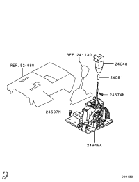 2410A031XC-KNOB,GEARSHIFT LEVER