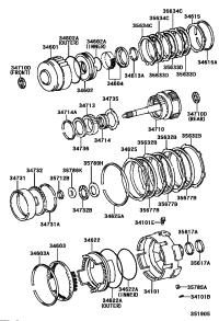 3473836010-WASHER, OVERDRIVE PLANETARY GEAR THRUST, NO.2