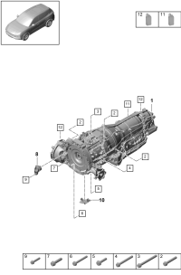 PAF911295-Bolt, cowl face und