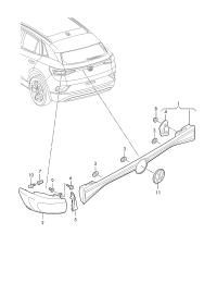 11D945307-LED taillight