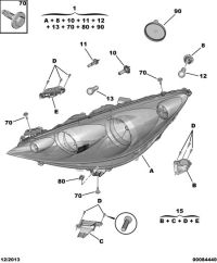 C9688575980-Headlamp assy