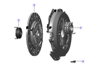 1601100U8020-Cap & pressure plate assy-clutch