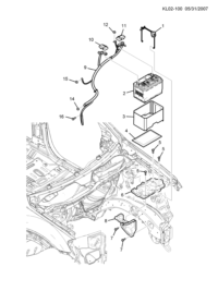 96697173-Battery cable (incl. 10,11)
