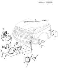 9048612-Lamp, front side turn signal (incl. 28