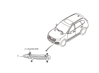 4137100XKW09A-Lamp assy, daytime running, lh