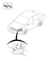 7051010400-Lamp assy-fr