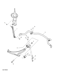 10056474-Arm assy, lower control, front