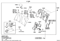 7148006S40C5-Back assy, seat, rh/lh (for separate type)