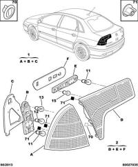 6350V3-Taillight, r. rr. fender