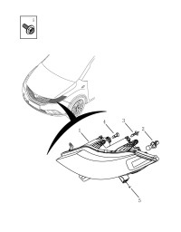 7051014900-Lamp assy-fr