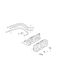 18G820047-Damper, fresh air & heater adj