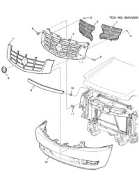 23190288-Grille (incl 1-4,8) (white diamond)