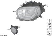 63115A12582-Headlamp LED AHL rh