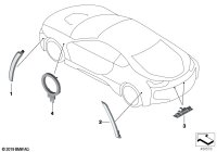 63267376348-LED indicator, license plate lamp
