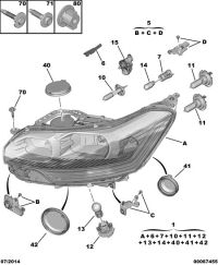 6208H8-Headlamp assy