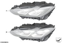 63119851045-Laser headlamp lh; US