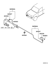 MN117091-NOZZLE,HEADLAMP WASHER