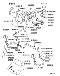 MB944941-MOTOR,HEADLAMP WASHER(*)