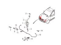 3747410XKW09A-Body r, h/lamp washer