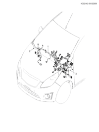 95904766-Wire, instrument panel (to be used after 20110405)