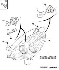 621545-Holder, headlamp