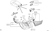 8330B321-Combination lamp assy-rear lh