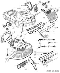 12785759-Lamp assy-tail