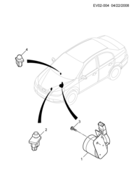 96646131-Siren assy-theft warning