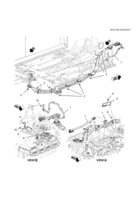 84414035-Battery cable (300V) (cable assy length 767MM label 84414035) (1st design see 84242776)