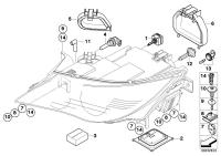 63126943481-Escutcheon lid high beam lh