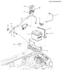 95386415-Cable assy-battery (incl. 12,15, 17)