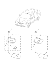 10309230ASA-Lamp assy, map, front