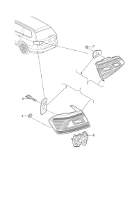 3G9945207N-LED taillight