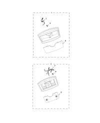 10087159ESA-Lamp, rr. roof inside read