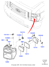 8C2Z13201B-Lamp parking