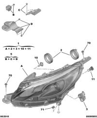9677809980-Headlamp assy
