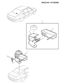 92183577-Receiver, tire pressure indicator (incl. 2,3)