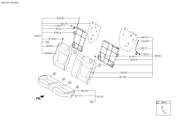 894000U520SCR-BACK ASSY-RR SEAT,RH