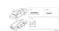 990903AW1C-Label, tire pressure