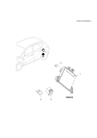 13302302-Block, rear body fuse