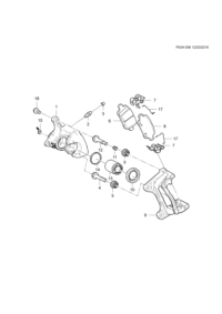 84152472-Kit, front disc brake plate repair (incl. 6-8,17)